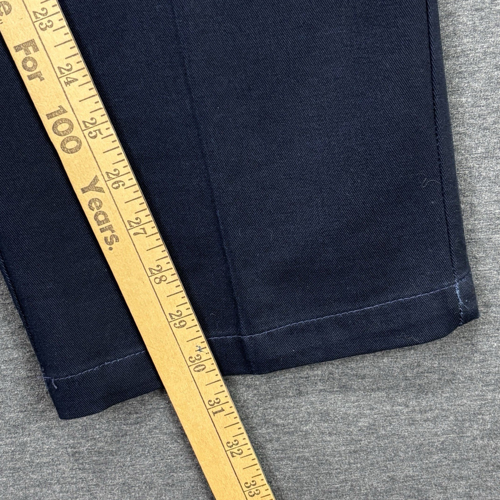 Dockers Original Khaki Pants Mens 34×30 Blue Classic Fit Pleated No Wrinkles NEW