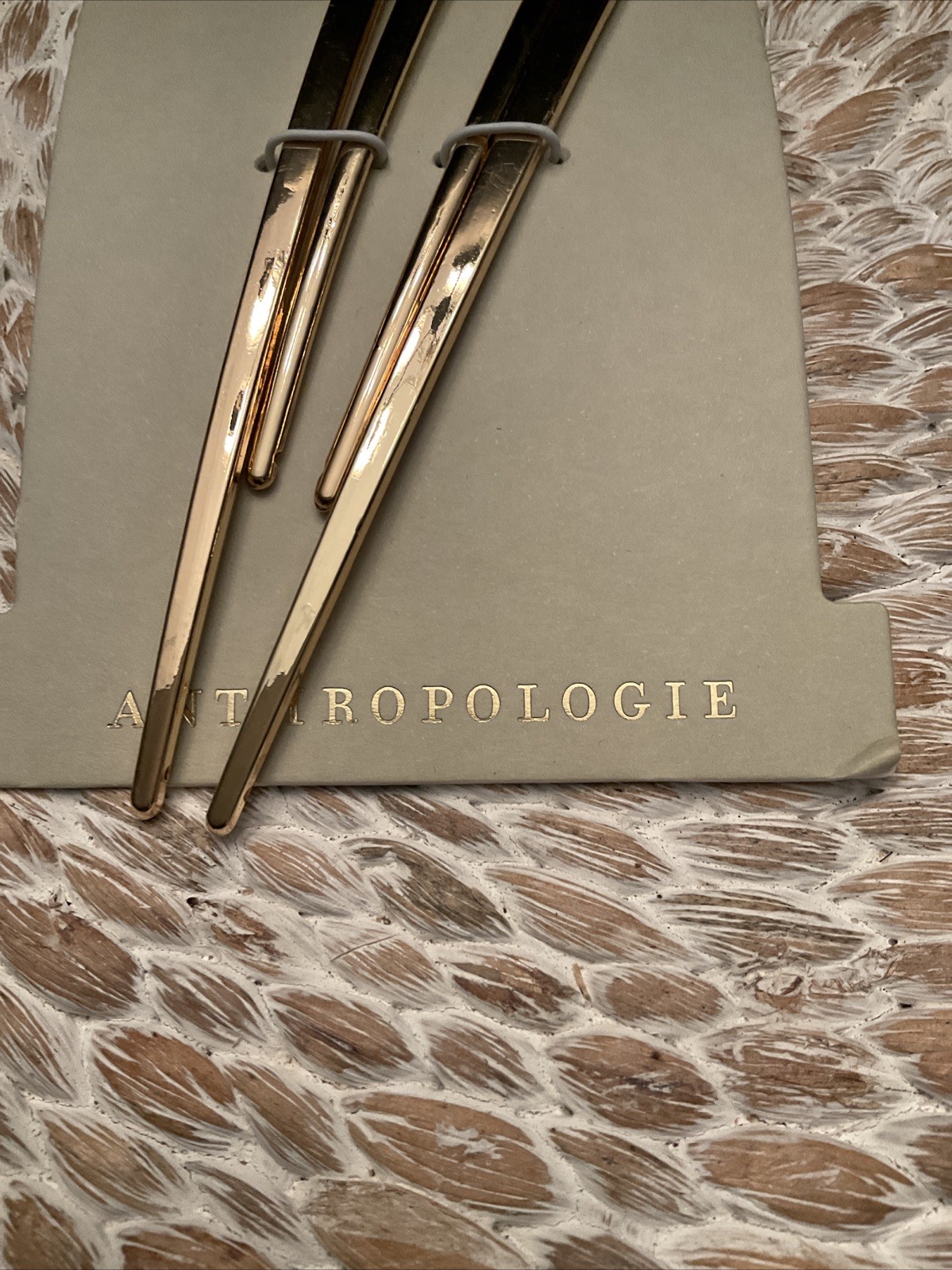 Anthropologie Hair Accessories Gold Toned NWT MSRP $32 J060