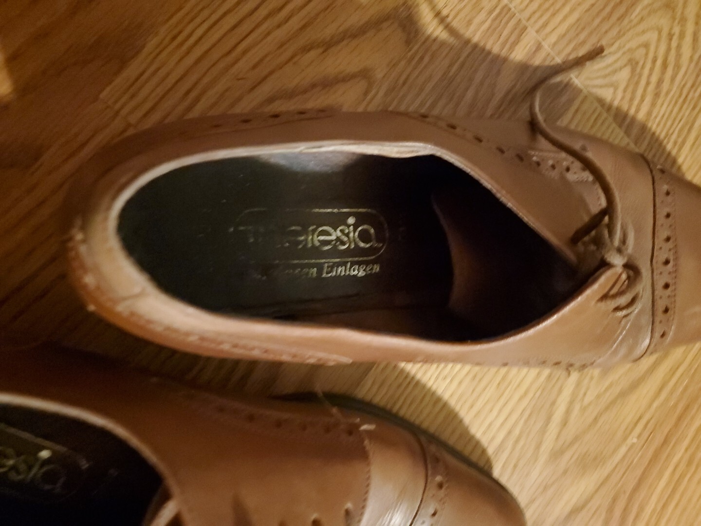 Theresia Size 6.5 Mens Brown Dress Shoes
