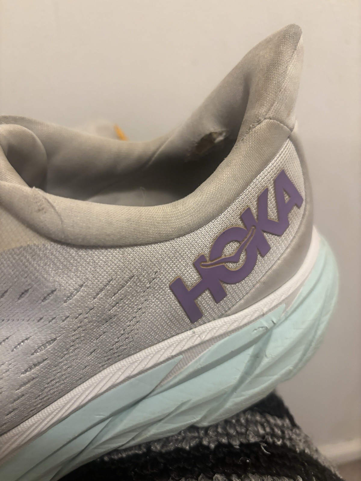 Size 11B – Hoka One One HOKA Clifton 8 Blanc De Blanc W 1119394 BDBW FE1221J
