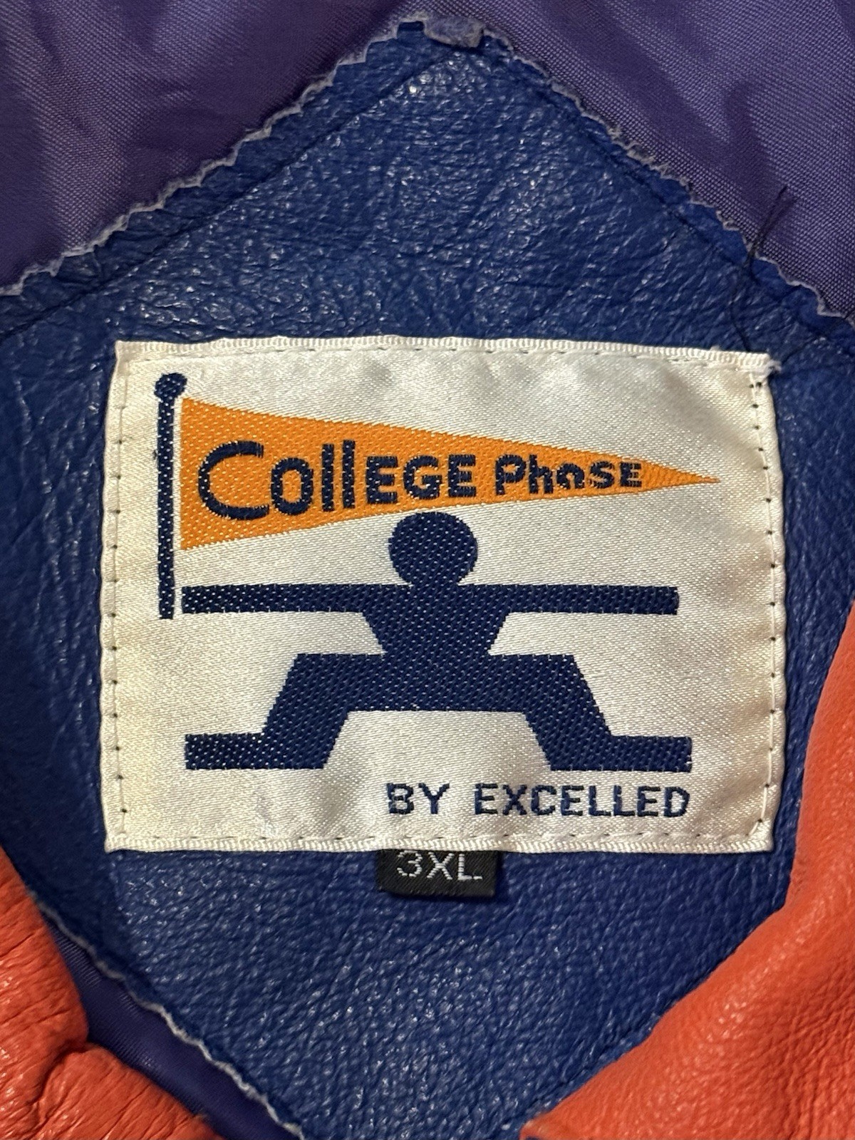Vintage 90s College Phase University of Florida Gators Leather Jacket Size 3XL