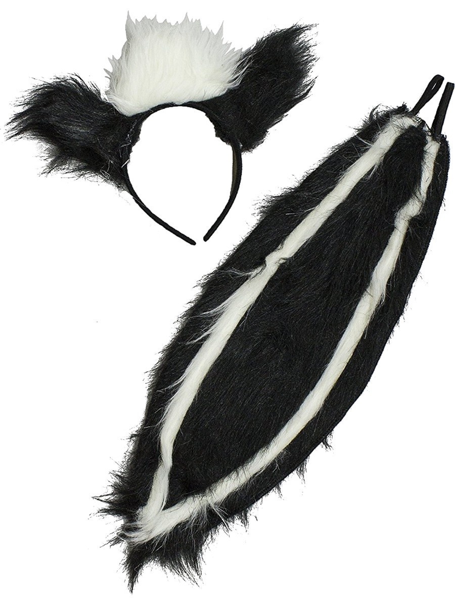FORUM SKUNK ANIMAL SET/KIT UNISEX HALLOWEEN COSTUME ACCESSORY 68936