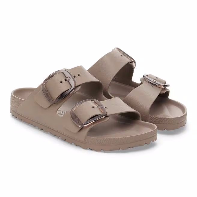 Birkenstock Womens Arizona Big Buckle EVA Sandals 1030389 – Grey Taupe