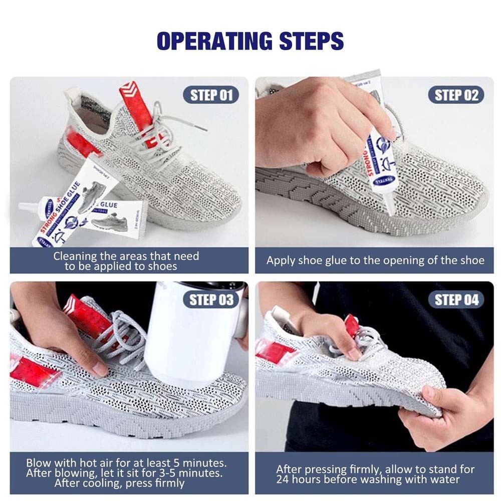 Strong Shoe Glue Sole Repair Adhesive Waterproof for Sneaker Leather Sport Shoes