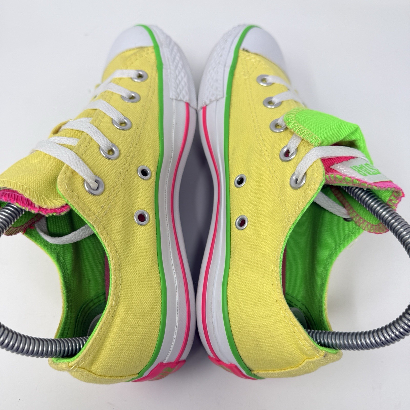 Converse Chuck Taylor All-Star Double Tongue Neon Sneakers Unisex Men 4 Women 6