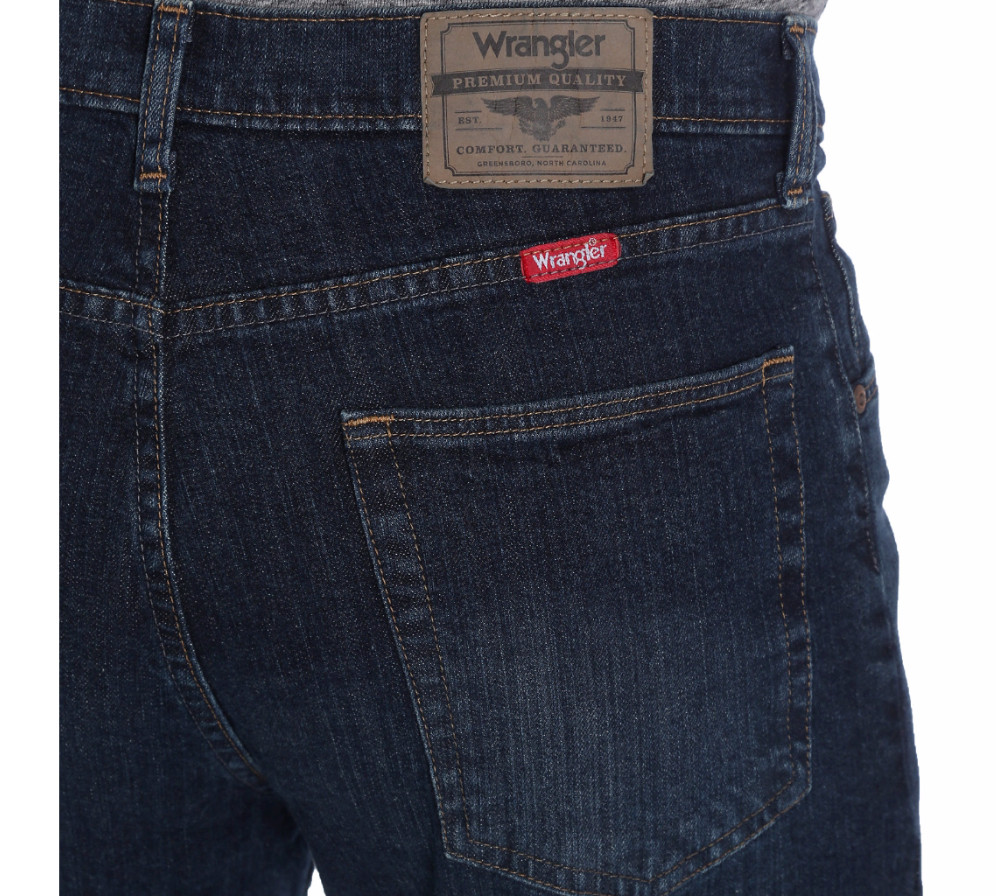 Mens Wrangler Five Star Relaxed Fit Jean with Flex – Size Regular & Big