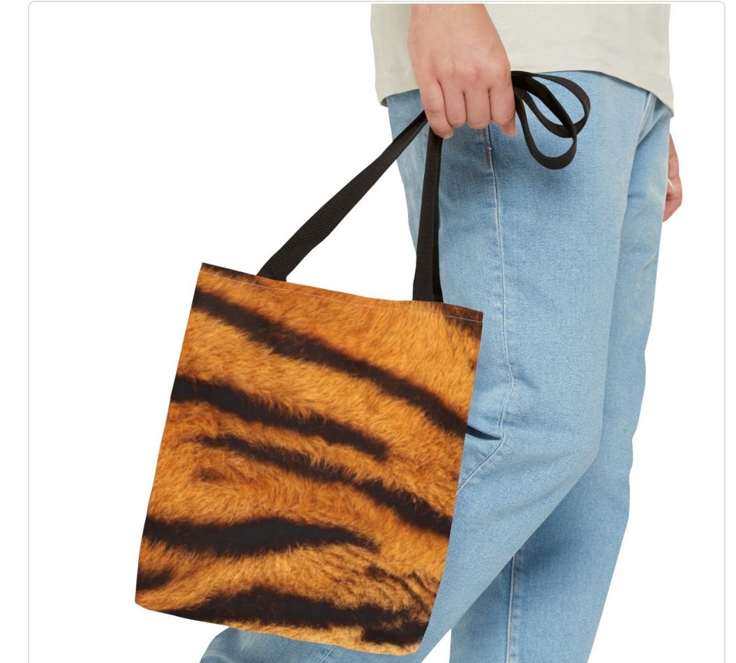 Tote Bag AOP Tiger Stripe