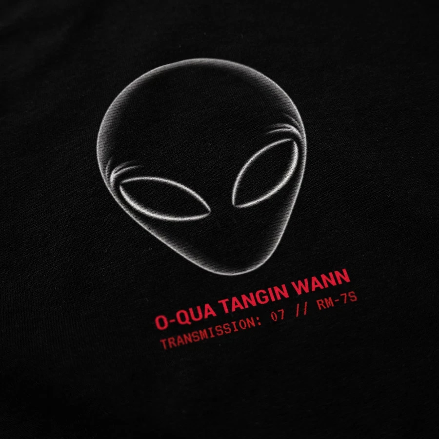 Riley Martin Hoodie Mens Black Alien Graphic Heavyweight Pullover Streetwear