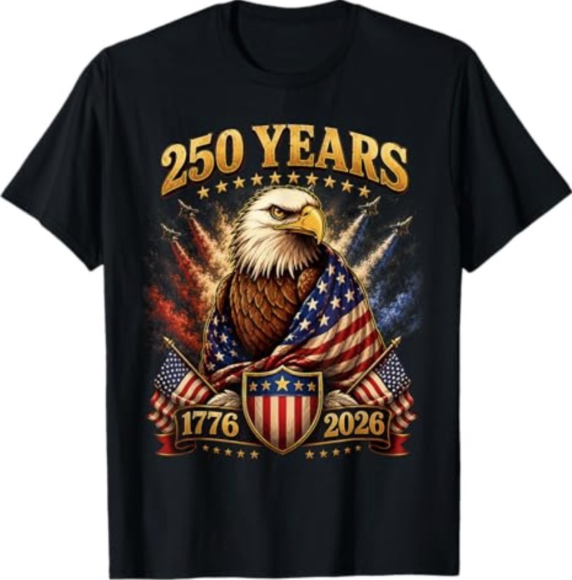 250 Years American 250th Anniversary USA T-Shirt
