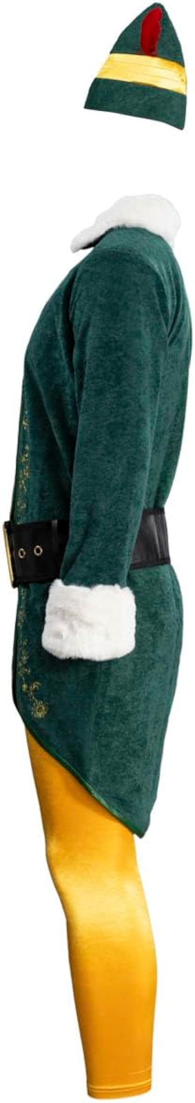 Asult Unisex Christmas Elf Deluxe Complete Costume Set Halloween Costume Cosplay