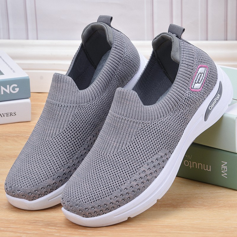 Women Orthopedic Sneakers with Cushion Slip On Walking Gym Comfy Fashion Shoes