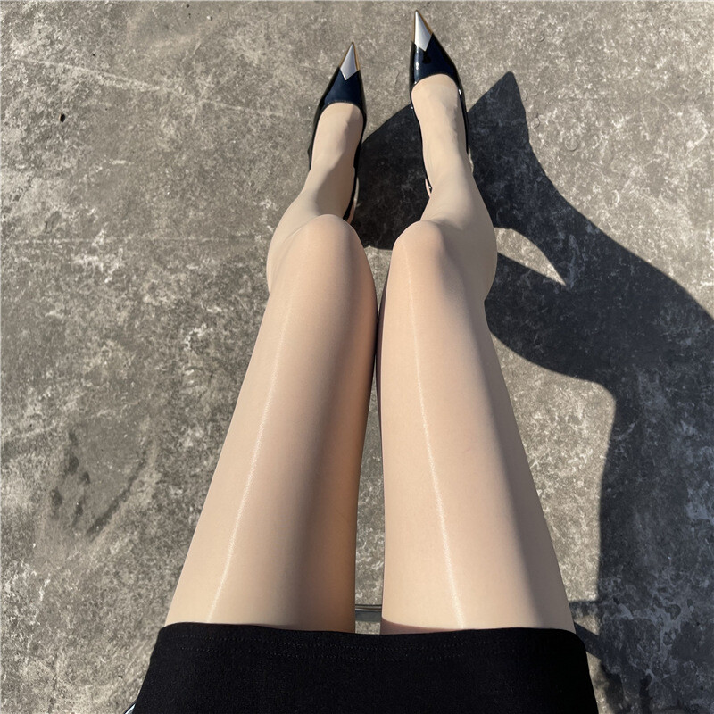 Women Sexy Oil Shiny Glossy Pantyhose Tights Ultra Sheer Hosiery Stocking Tights