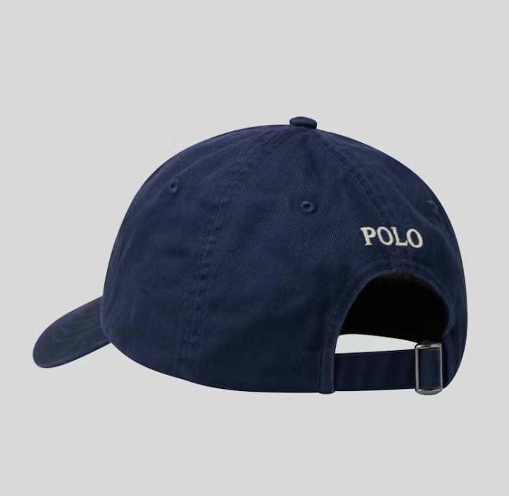 Polo Ralph Lauren Men’s One Size Cotton Chino Adjustable Ball Cap Newport Navy