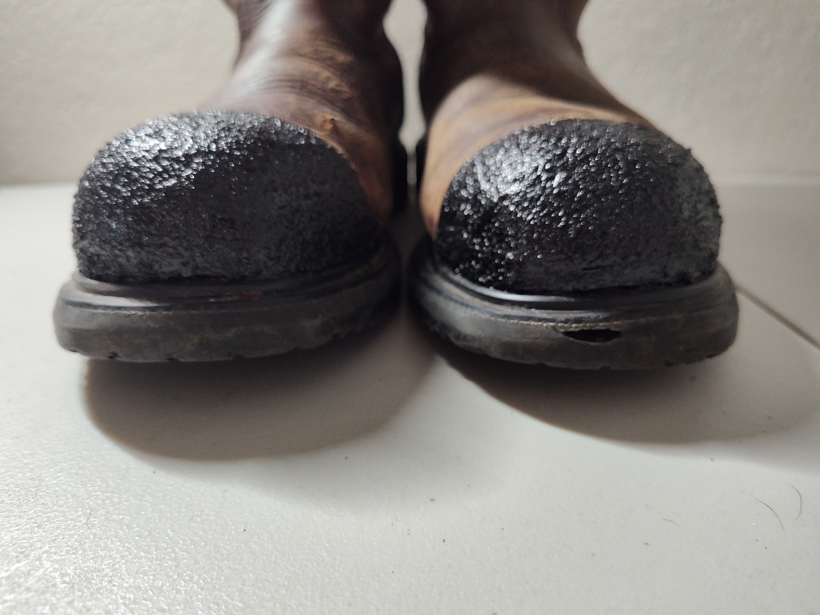 Red Wing Shoes 2231 Slip On Steel Toe Boots w. KG’s Boot Guard – US Size 8