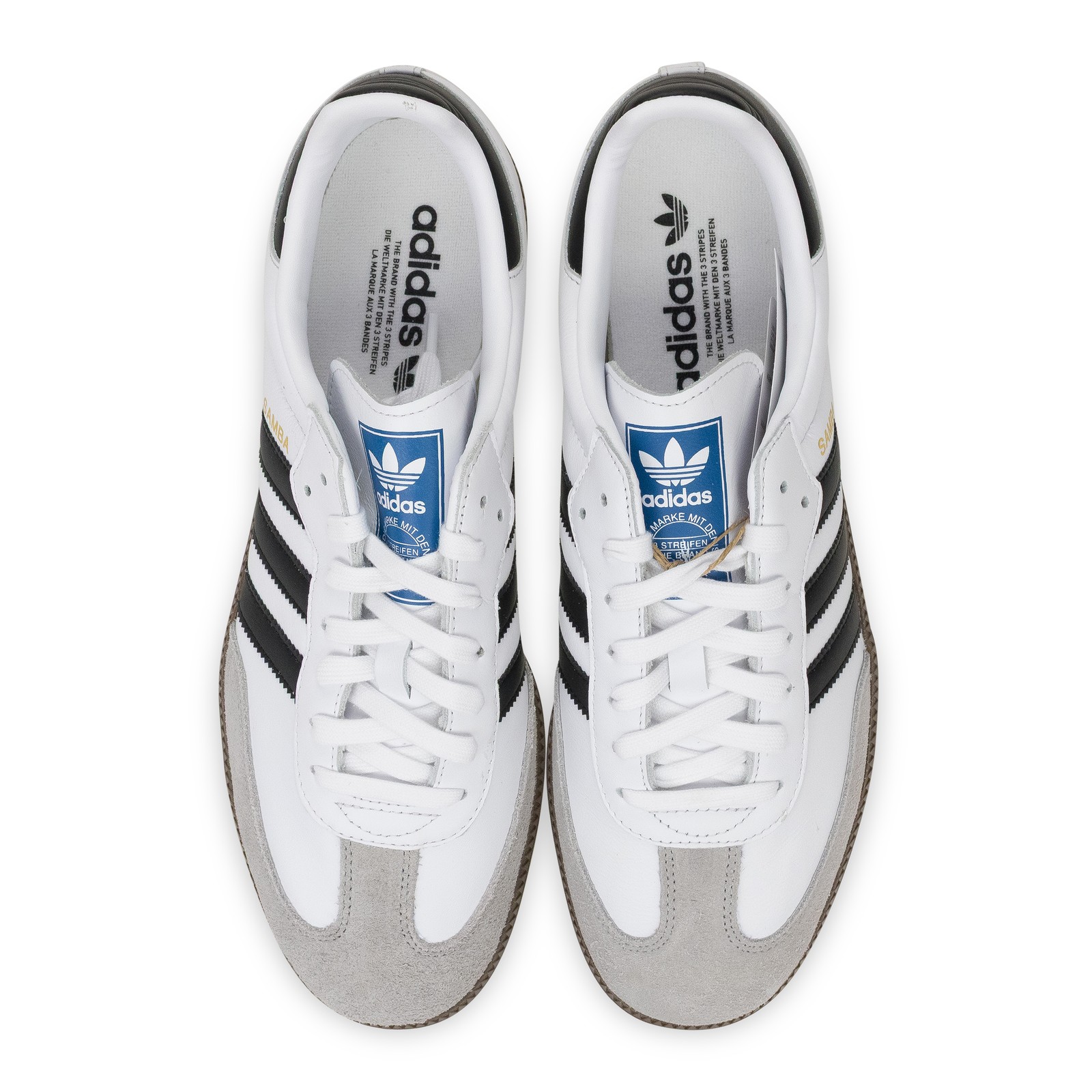 NWT ADIDAS WHITE/BLACK/GRAY SAMBA OG SNEAKERS SIZE 10.5 $119