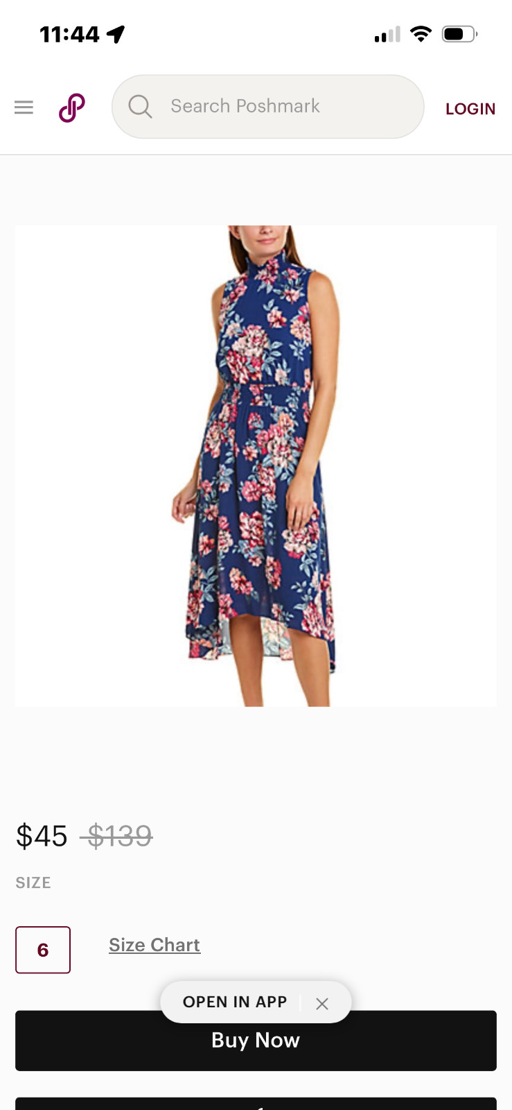 Nanette Lepore Floral Dress Size M Sleevless