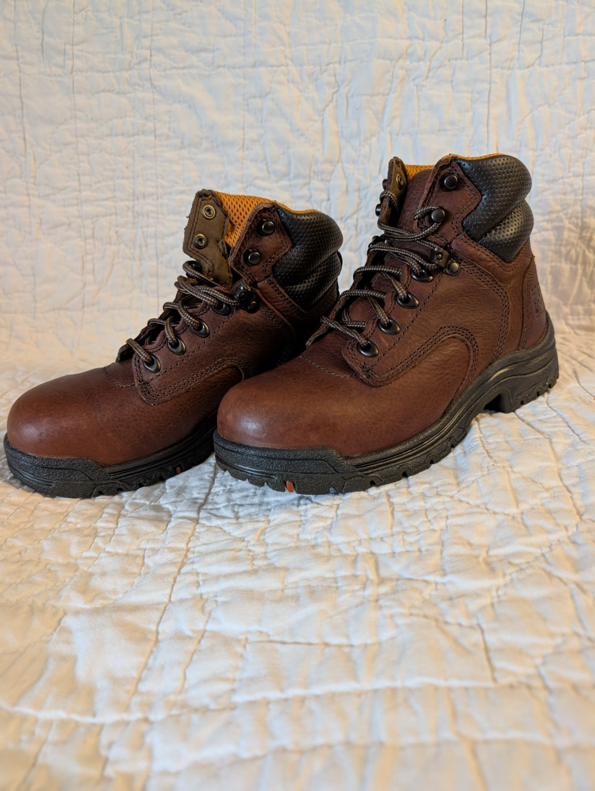 Timberland Pro Alloy Toe Work Boots Titan Women’s Size 5.5, Brown