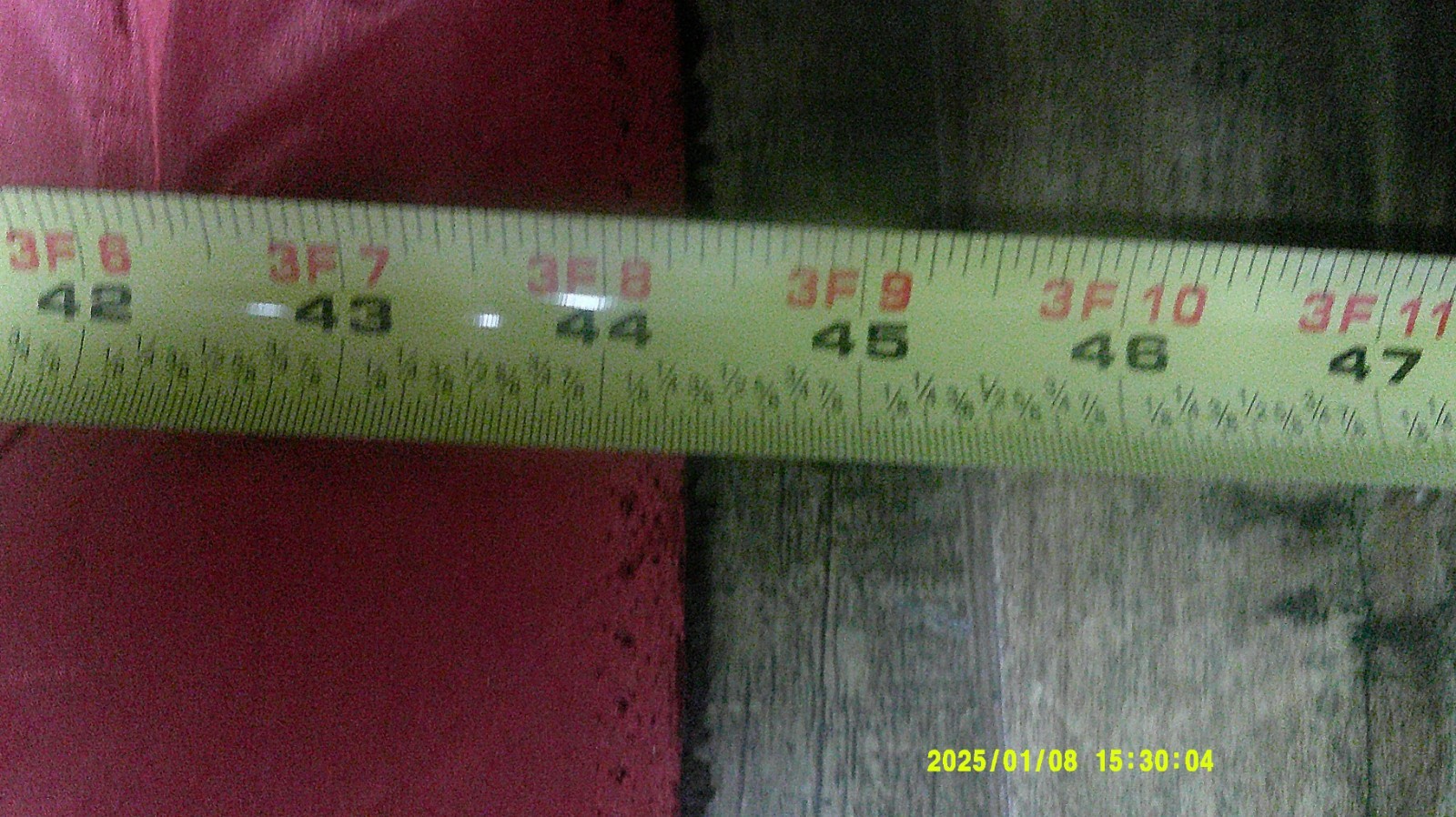 Vintage Faux Red Satin Polyester Fabric Lining (Soft and Shiny) 94.25″ x 44″