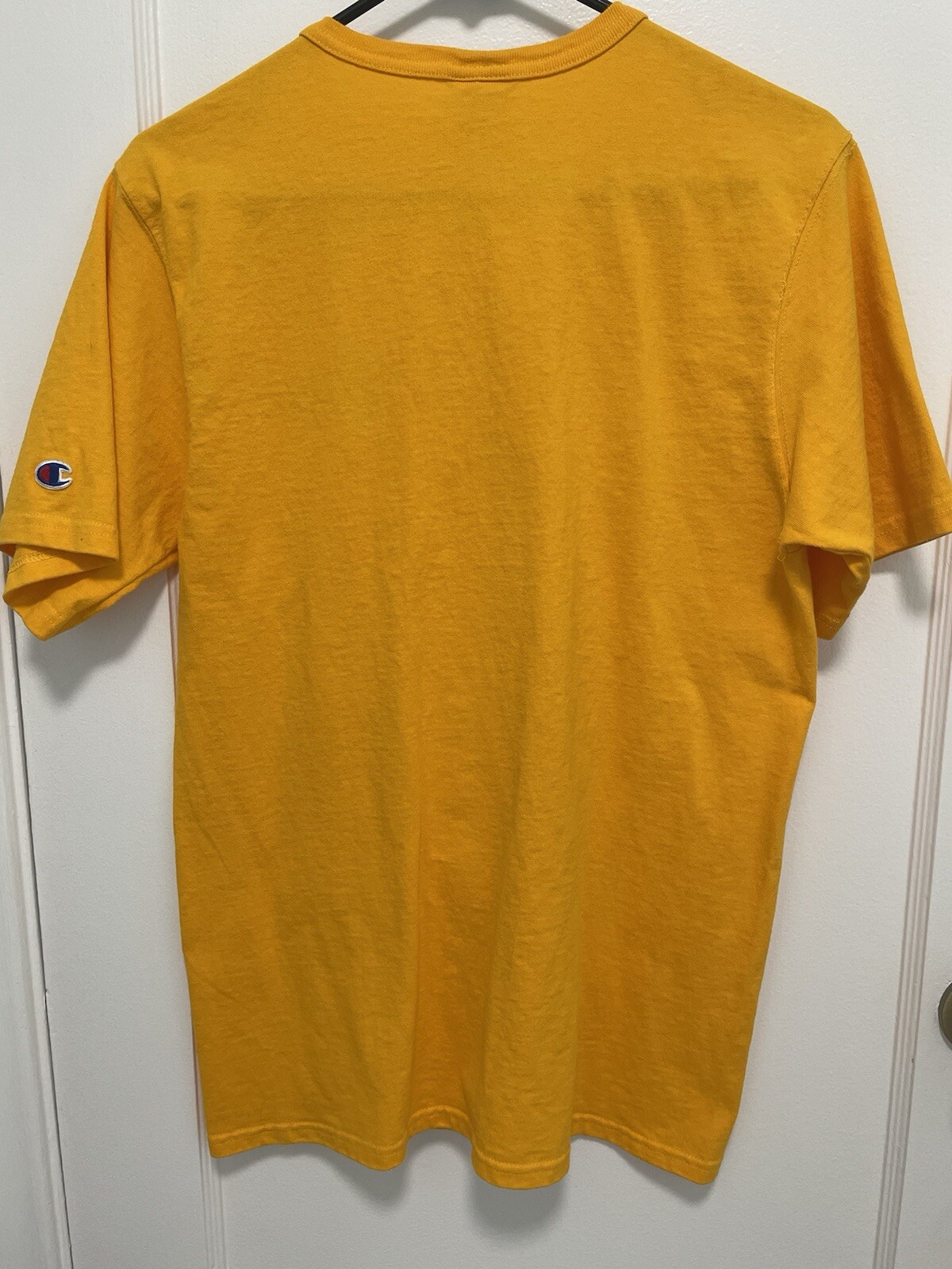 Champion Heritage T-shirt; Left Chest Script, C Gold; Medium