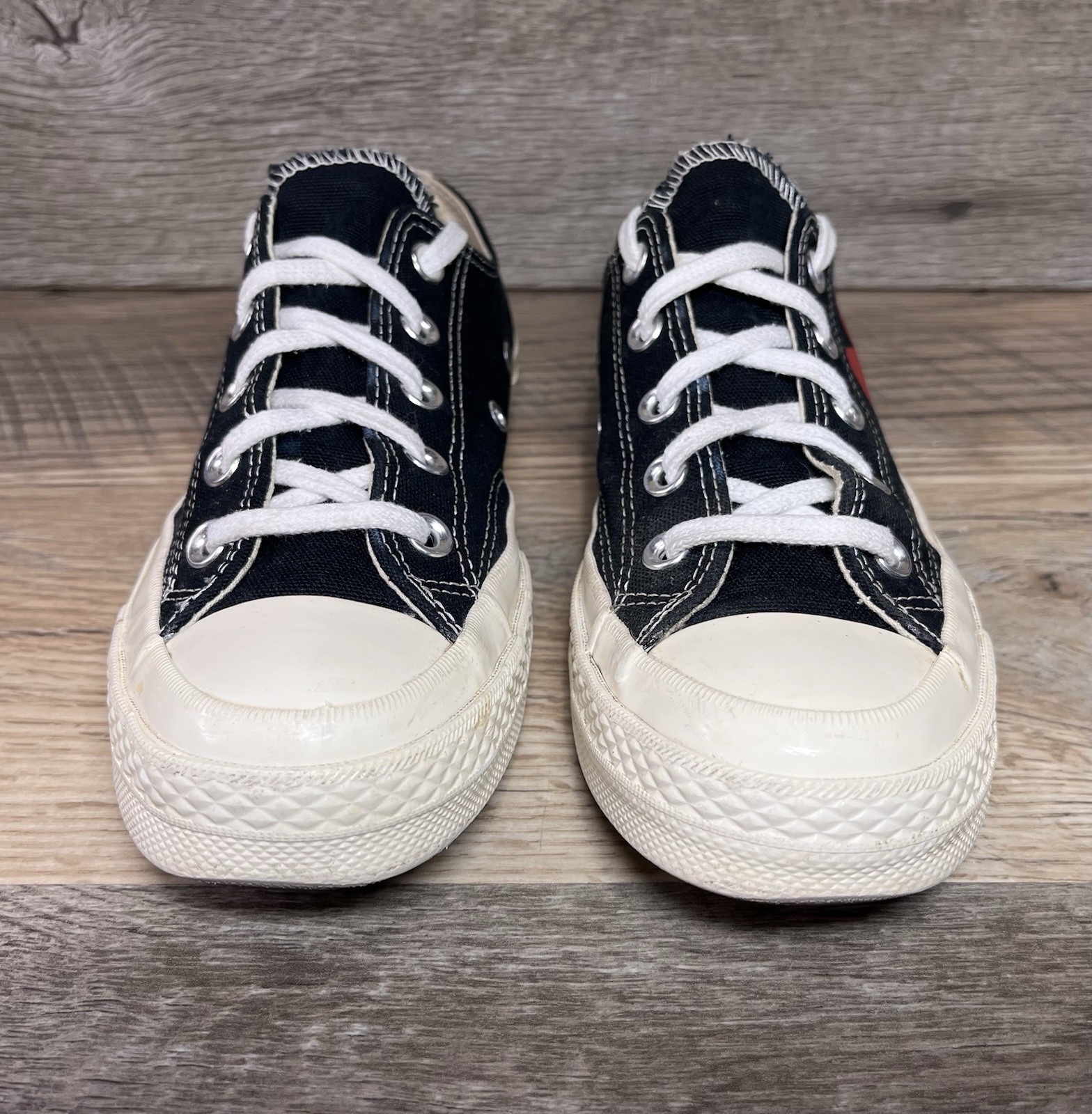 Converse All Star x Comme des Garcons Sneakers Men 4/Women 6 Low Chuck Taylors