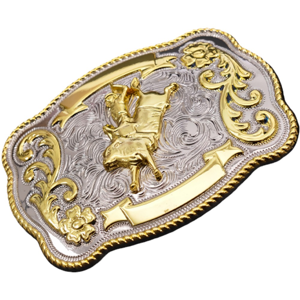 Rock Bull Ride Long Huge Rodeo Big Cowboy Texas Western Shine Belt Buckle HOT
