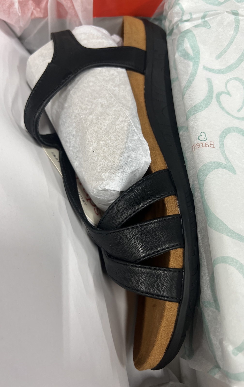BareTraps JAXEN Sandals Women’s Size 9M, Black/Brown