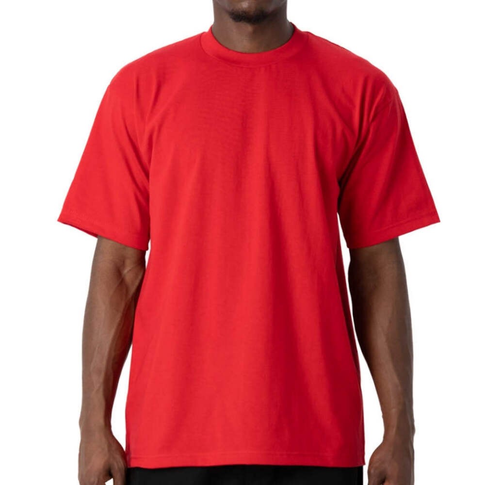 Pro Club Men’s Heavyweight Cotton Short Sleeve Crew Neck T-Shirt (More Colors)