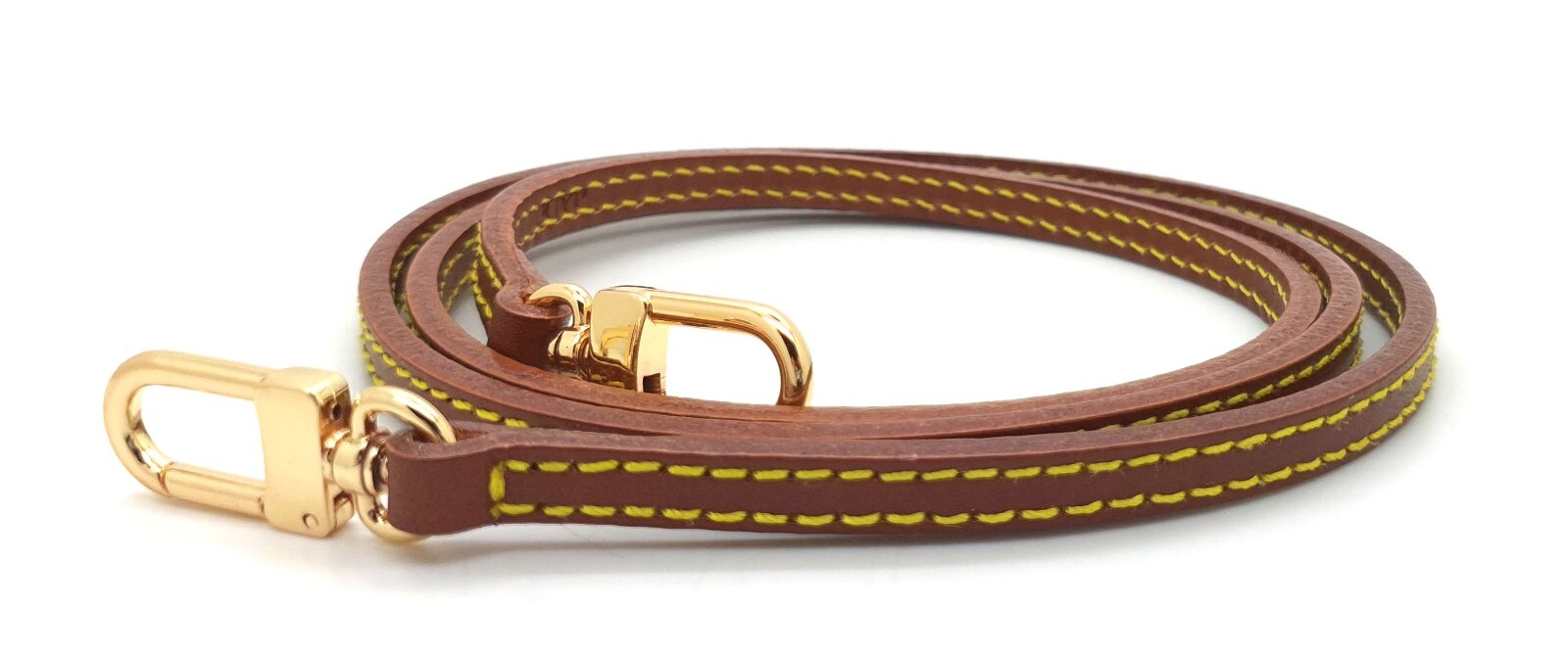 Vachetta Crossbody Leather Strap for Pochette Accessoires mini pouch purse bag