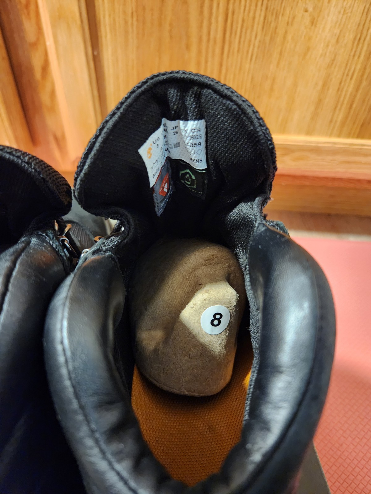 Timberland Field Boot Black Nubuck GS SZ 8
