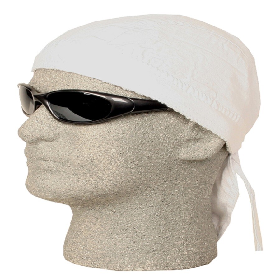 Solid Color DOO RAG Do Du FITTED BANDANA w/Ties HaVaDanna Danna Skull Head Cap