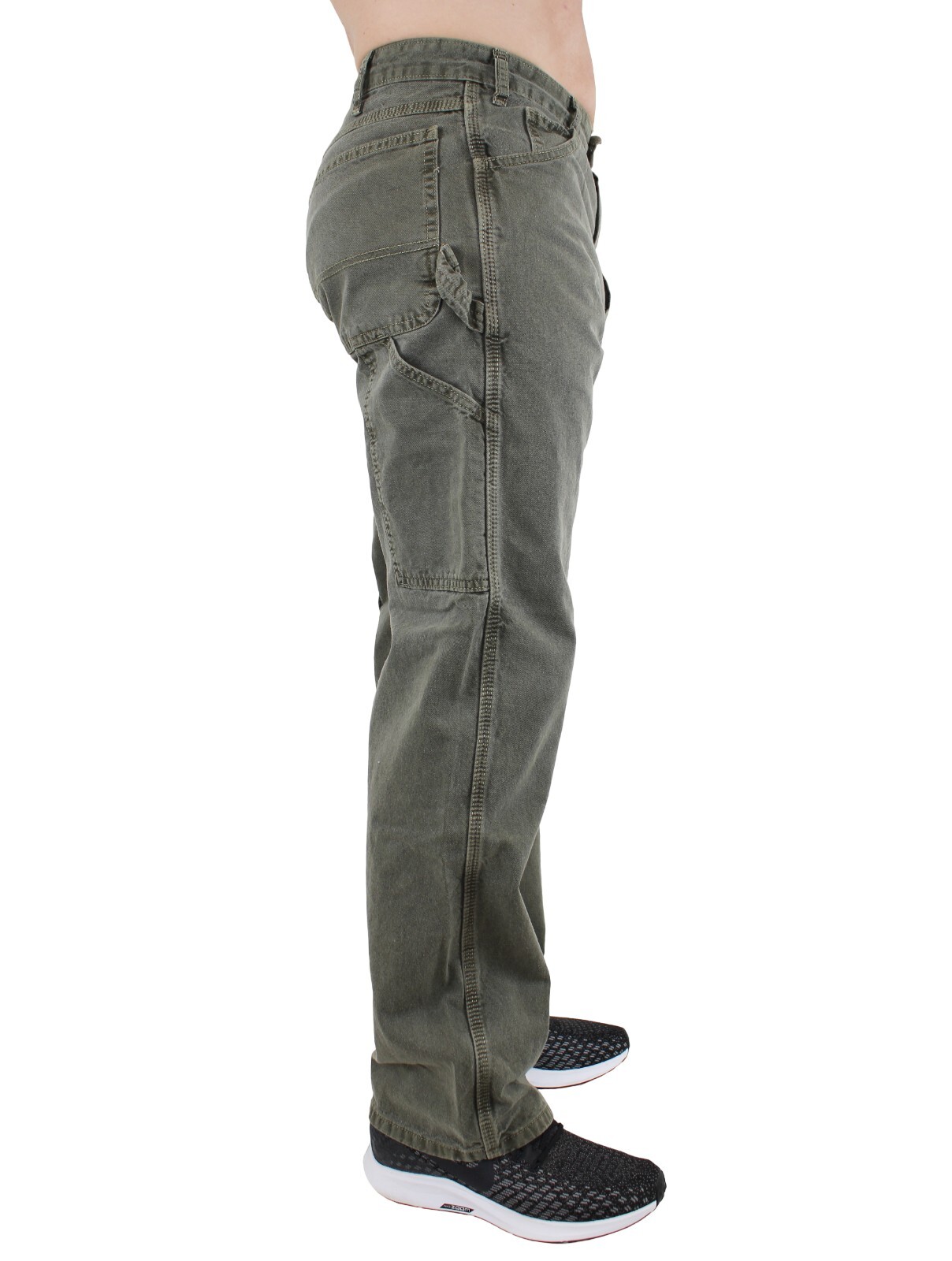 Dickies Men’s Carpenter Pants Double Stitch, Multiple Pockets, 2 Tool Loops Deni