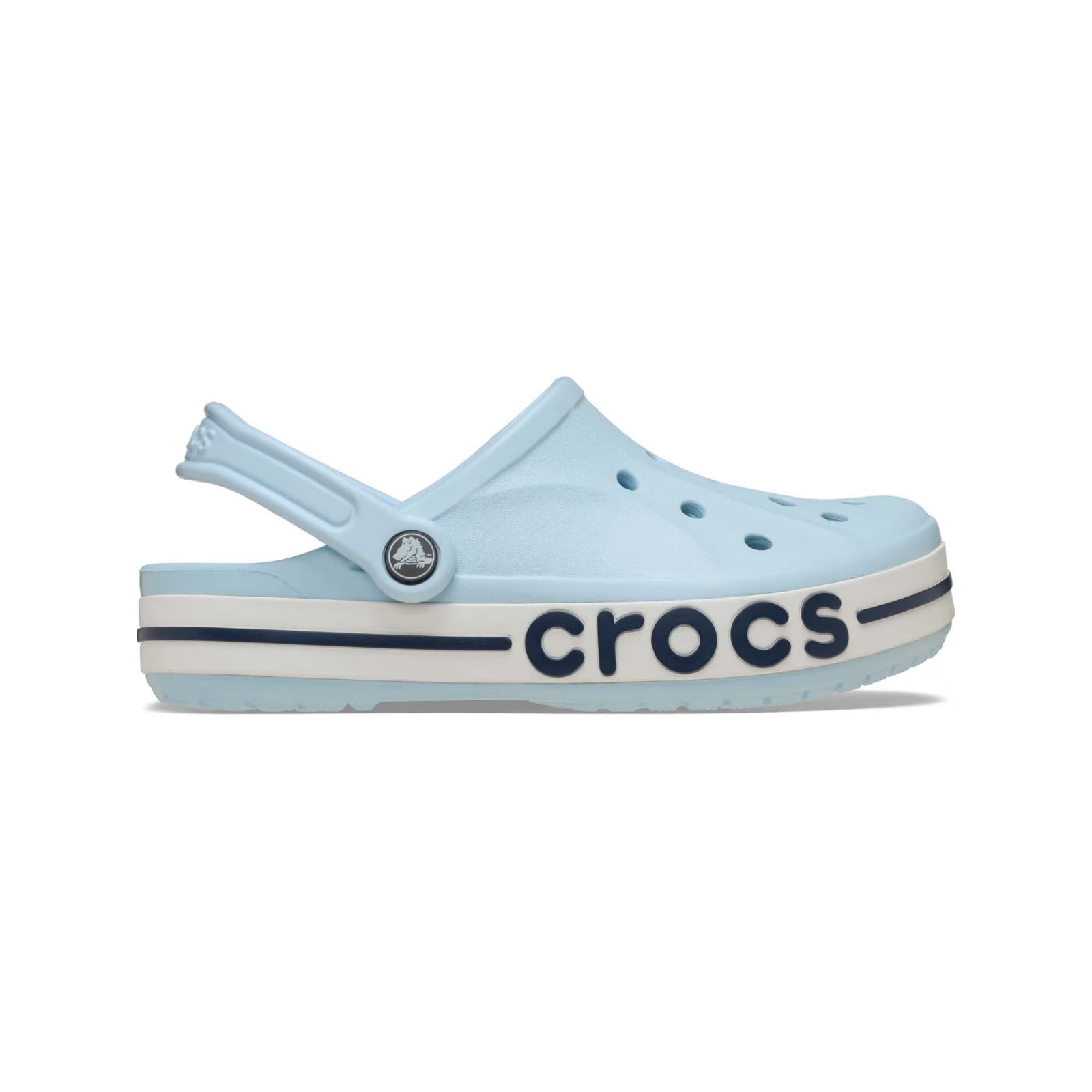 Best seller! Authentic Crocs Unisex Bayaband Clog Ultra Light Mineral Blue