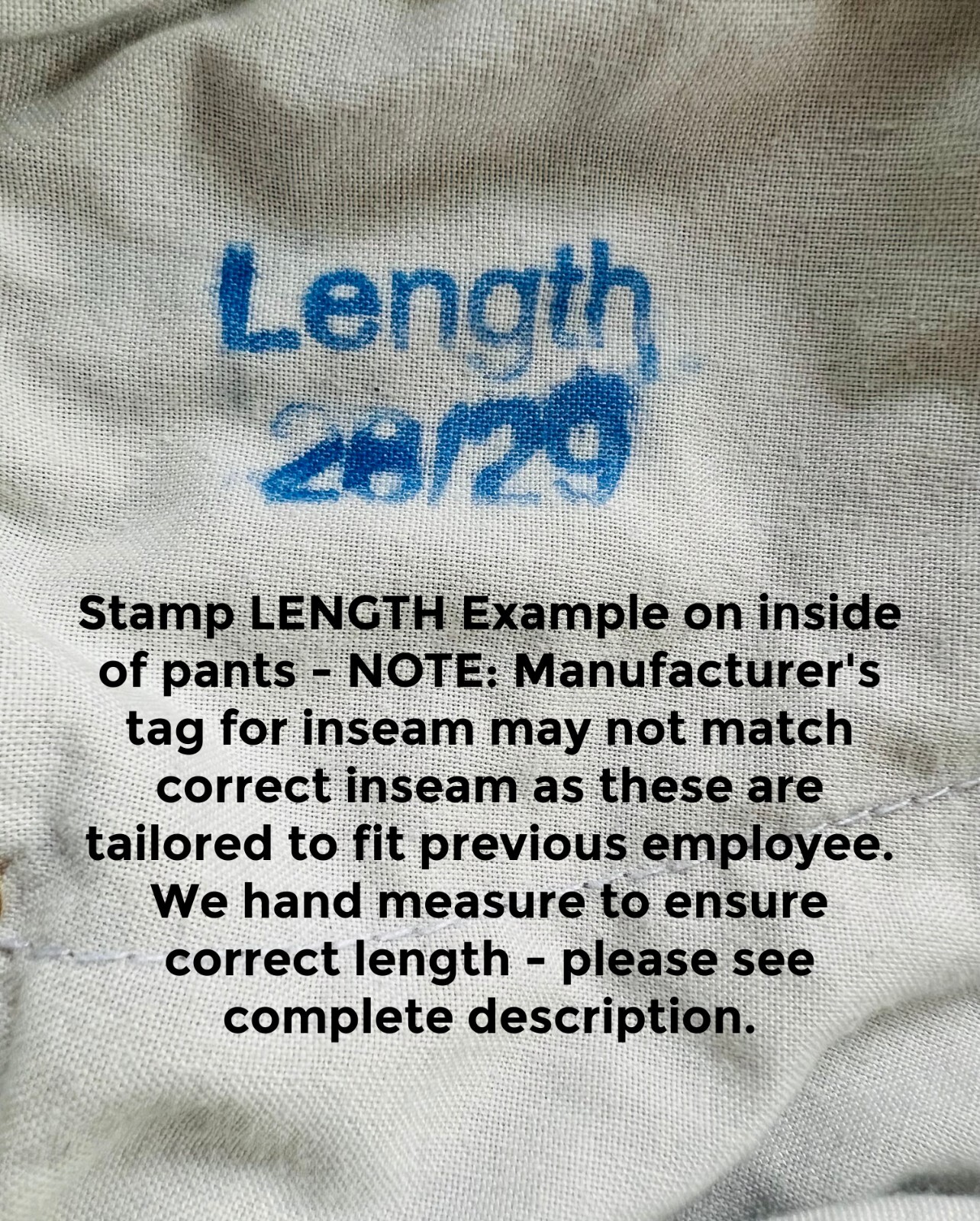 Used Uniform Work Pants Cintas Redkap Unifirst G&K Dickies others WHITE