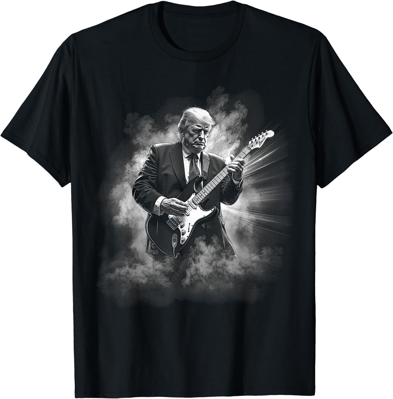 Donald Trump Playing Electric Rock Guitar T-Shirt