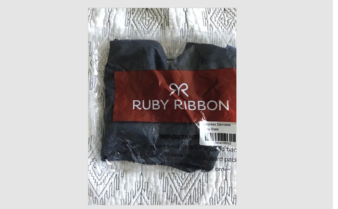 RUBY RIBBON EMPRESS DEMIETTE #1834 NWOT