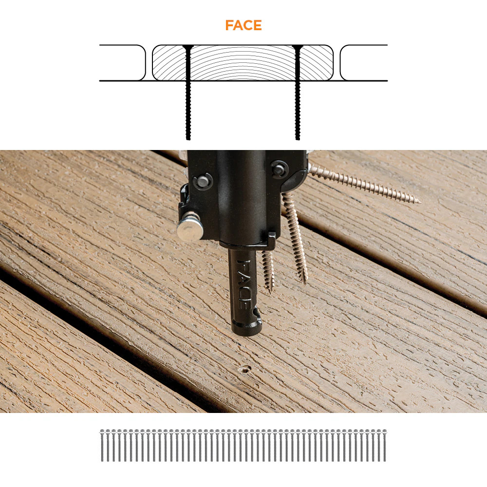 CAMO #10 x 2-1/2-in Composite Deck Screws 1000 -Per Box|14472