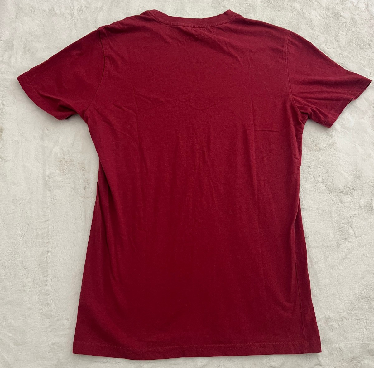 Refill Mens Medium Red Graphic T Shirt Short Sleeve Casual Surf Tee Cotton