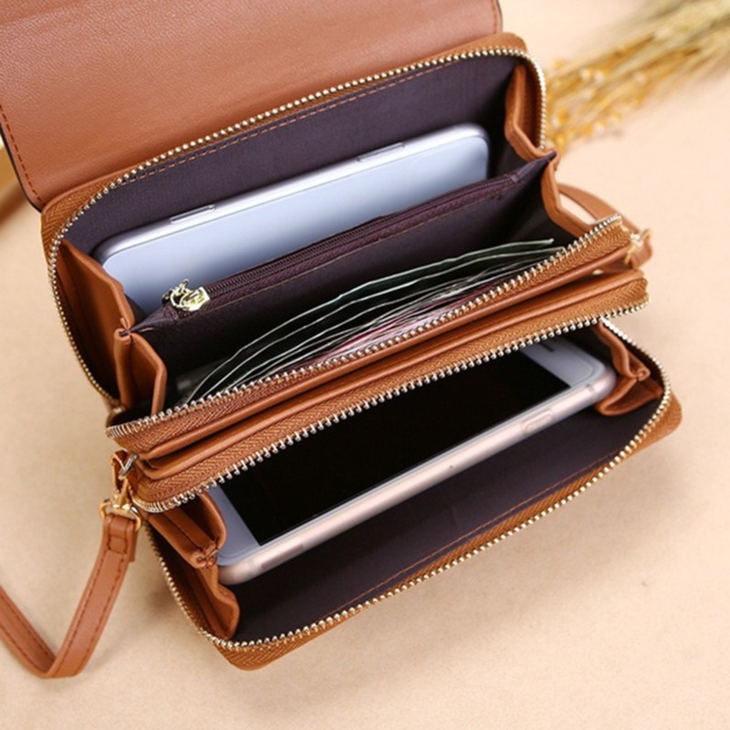 Women’s Wallet Korean Handbag Multi Card Large Capacity Casual Shoulder Bag