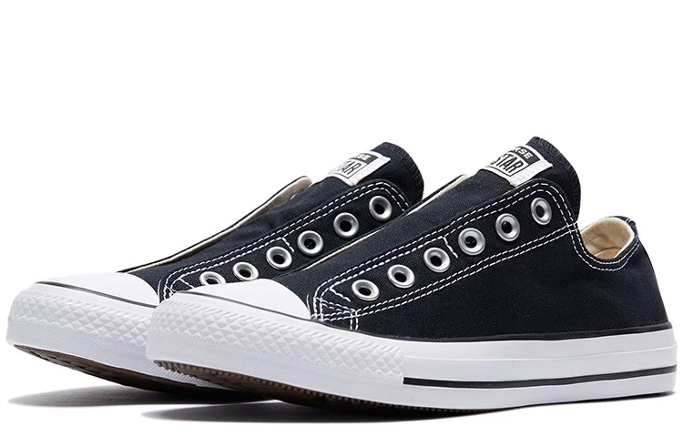 Men’s Converse Slip-On Canvas Casual Shoes 164300F Black White 100% Original New