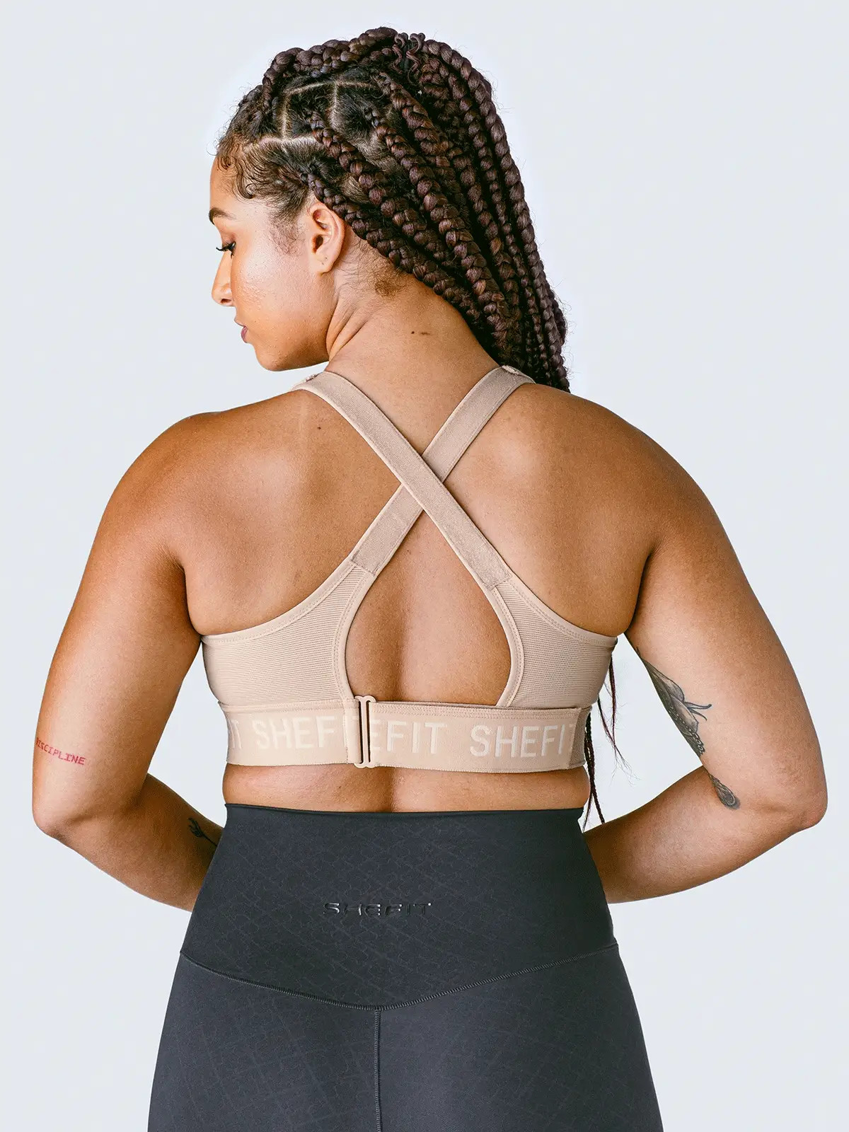 SHEFIT ULTIMATE Sandstorm™ Luxe Sports Bra High Support Fitness Top
