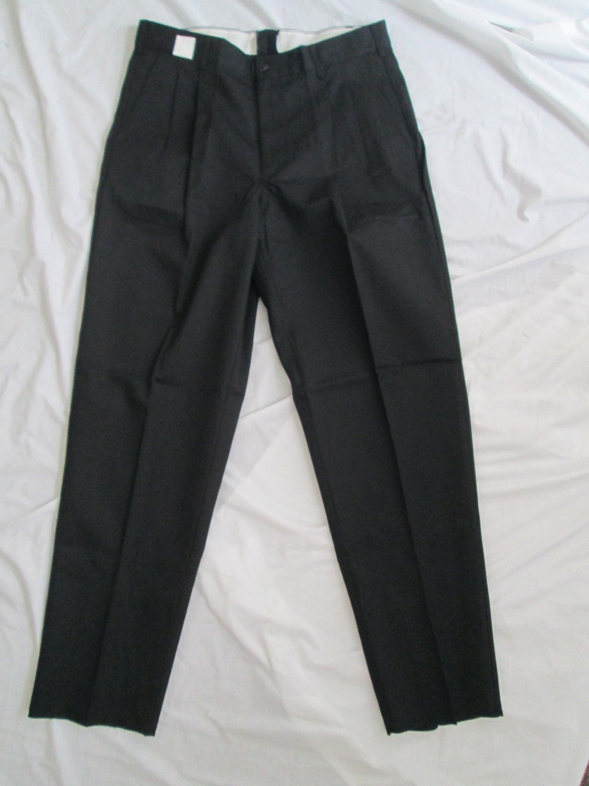 Men Pants work uniform Black 28 29 30 32 33 34 36 38 40 42 46 48 50 unhem