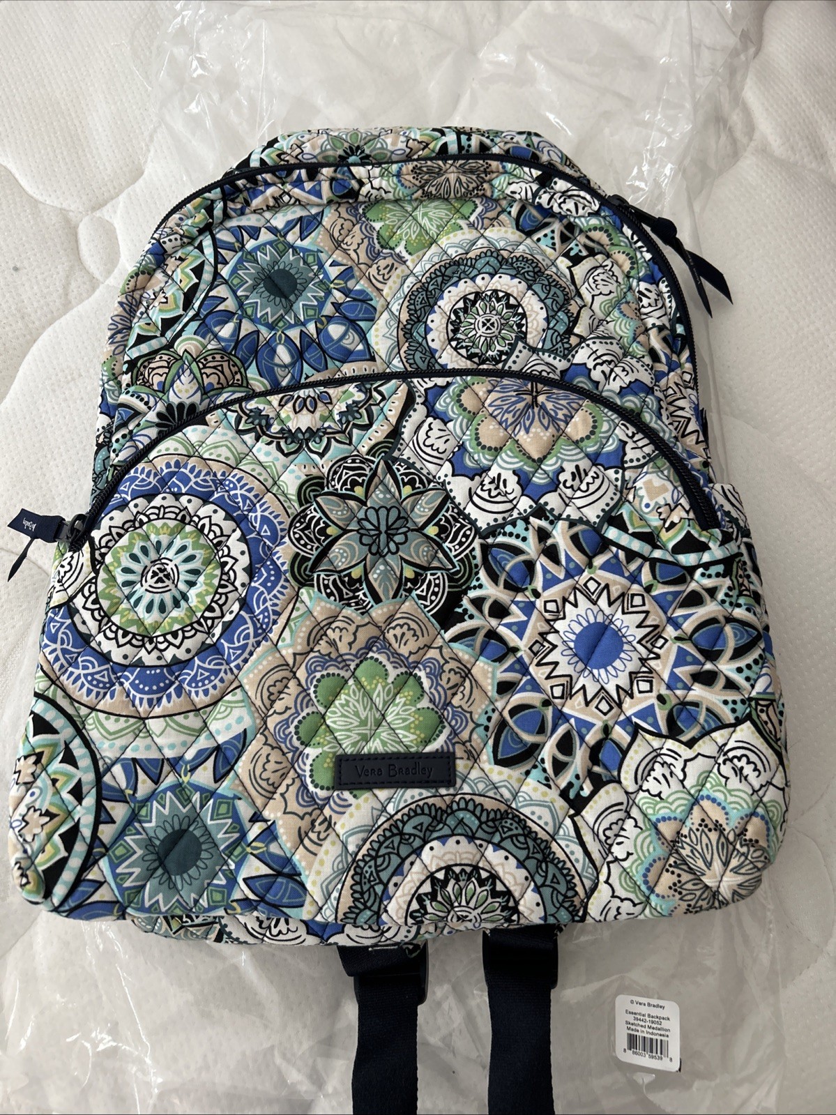 Vera Bradley ~ “Sketched Medallion” ~ Essentiat Backpack ~ NWT