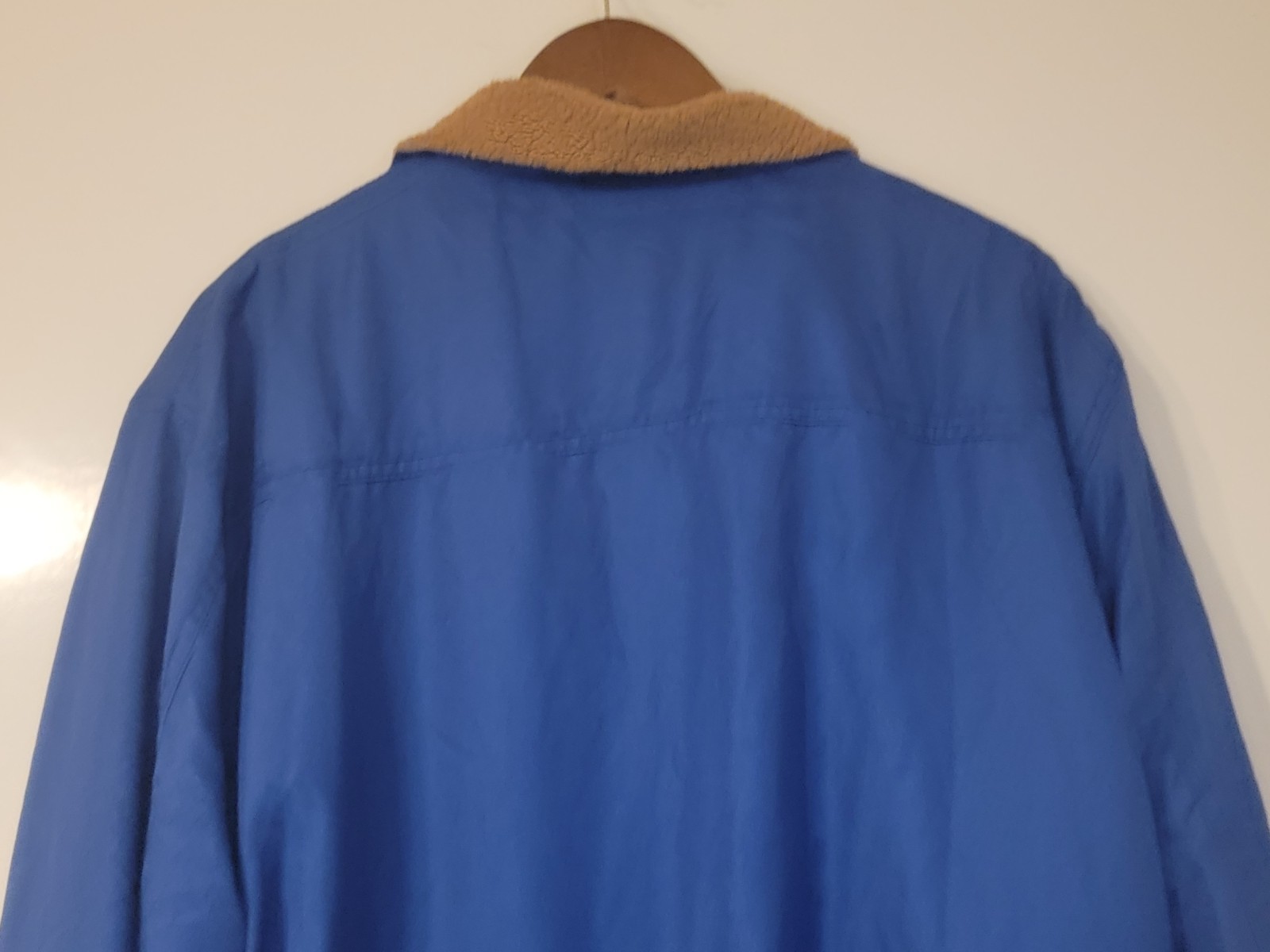 Unbranded Coat Mens Classic Blue Machine Washable Multiple Pockets