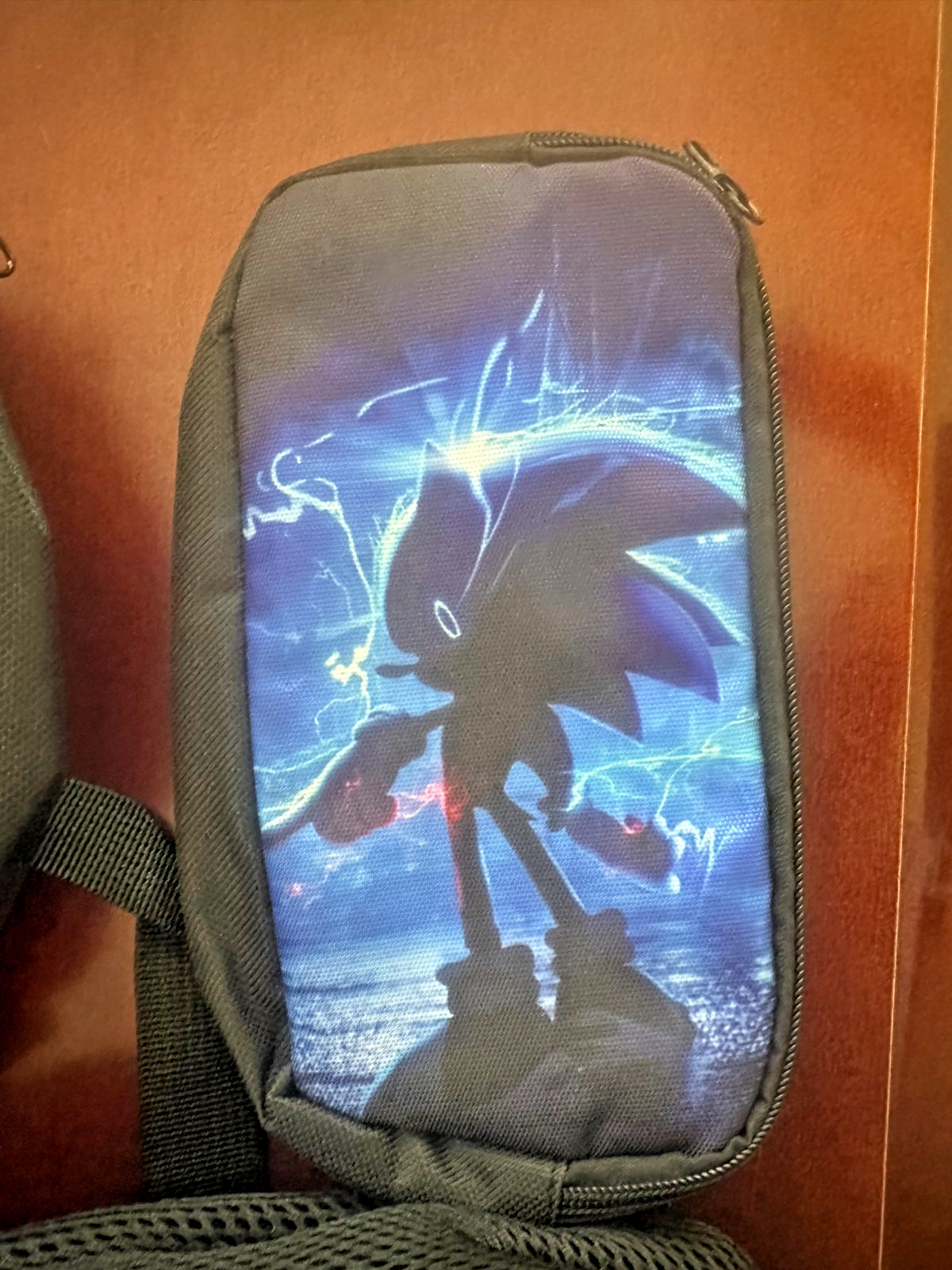 Sonic the Hedgehog Backpack Lunch Bag Pencil Bag Cartoon Backpack 3pcs Set