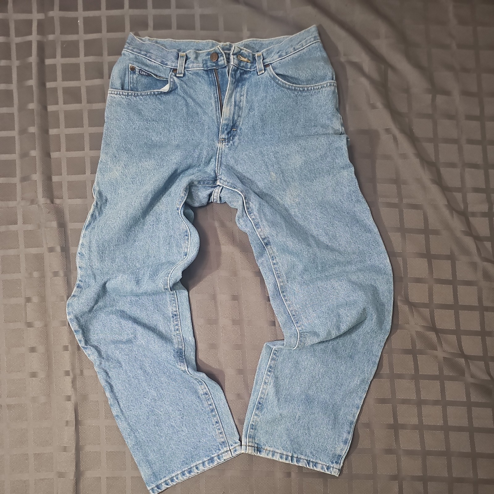LEE RIDERS Light Wash Jeans 100% Cotton Denim Vintage 32×30