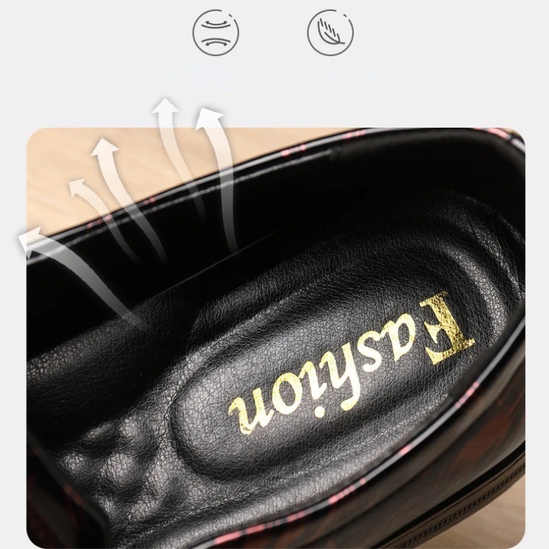 Fashion Men’s Leather Oxford Dress Shoes Luxury Business Wedding Office Shoes