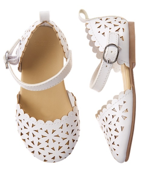 NWT Gymboree Dressed Up Eyelet Flats Shoes Toddler Girl Wedding Easter many size