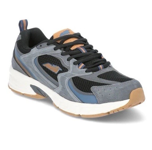 Avia 5000 Men’s Low Top Lace Up Leather Athletic Sneakers Black/Gray MNAV25GX014
