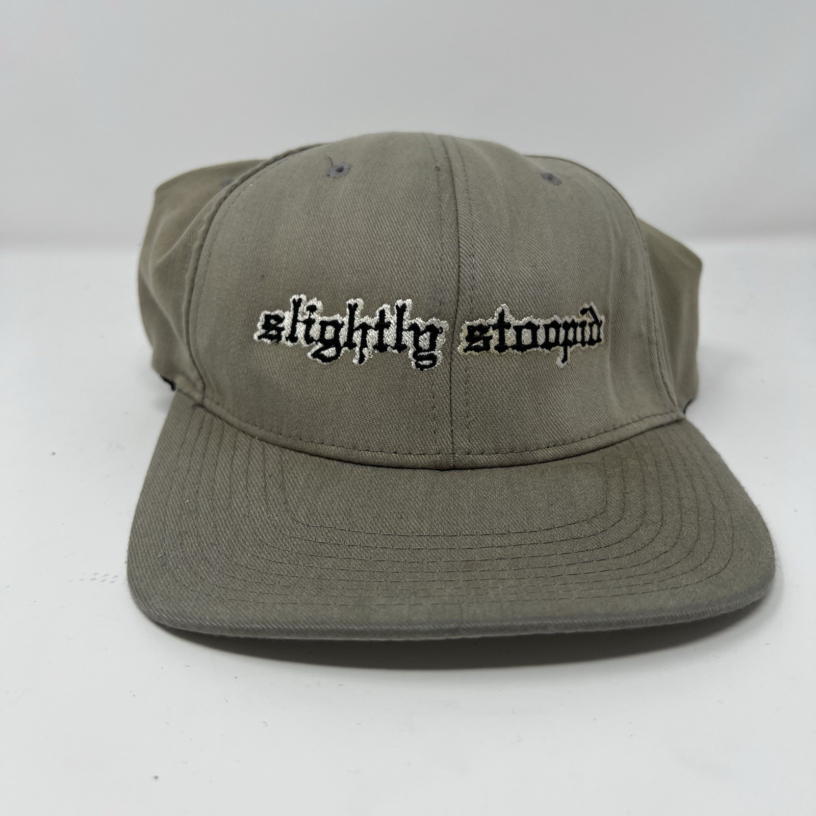 Vintage Slightly Stoopid Hat Mens Small Medium Beige Flexfit Skunk Records RARE