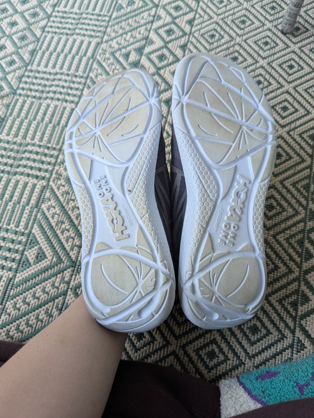 Hoka Shoes Women’s 9.5 Grey Hupana Slip on Sneakers 1094002